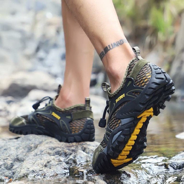 Men's Breathable Mesh Casual Light Outdoor Hiking Shoes-11