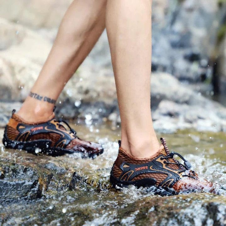 Men's Breathable Mesh Casual Light Outdoor Hiking Shoes-6