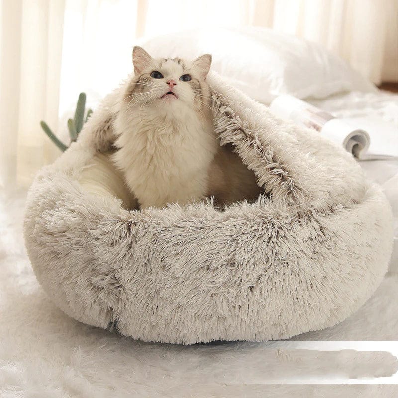 CozyNook Plush Fluffy Pet Round Bed – Dogegis