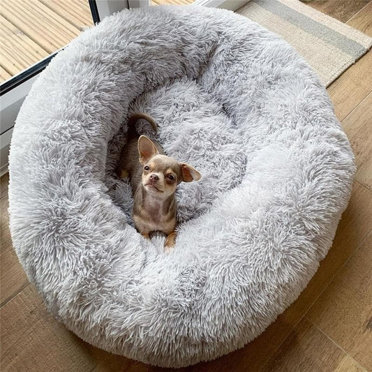 Donut Cuddler Cozy Soft Dog Bed
