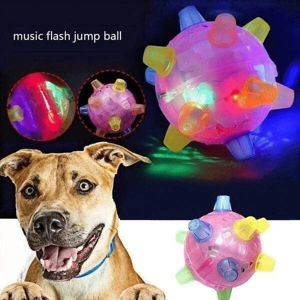 Jumping activation ball for dogs and cats-4