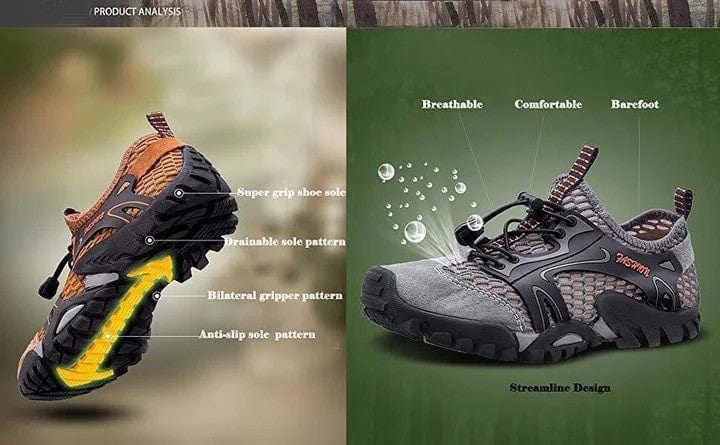 Men's Breathable Mesh Casual Light Outdoor Hiking Shoes-3