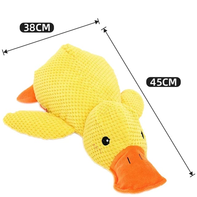 Quack-Quack Duck Dog Toy-yellow