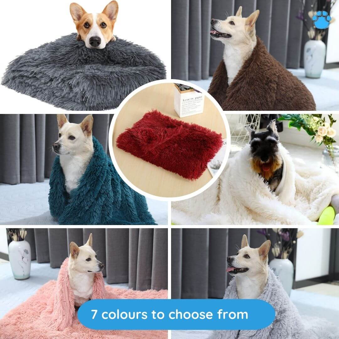 washable blanket for dog cave beds and covered dog beds