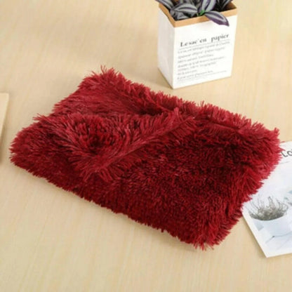 soft plush dog cave bed blanket for warmth and comfort